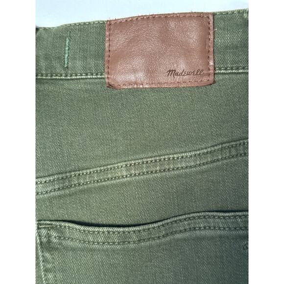 Madewell 10”High Rise Skinny Jeans Green Denim Women’s Size 24 - Picture 7 of 10
